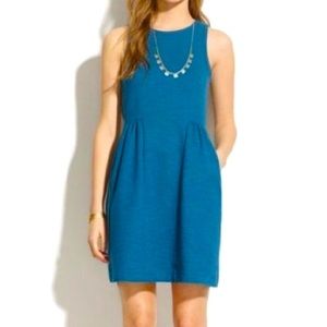 Madewell Teal Keynote Sleeveless Dress